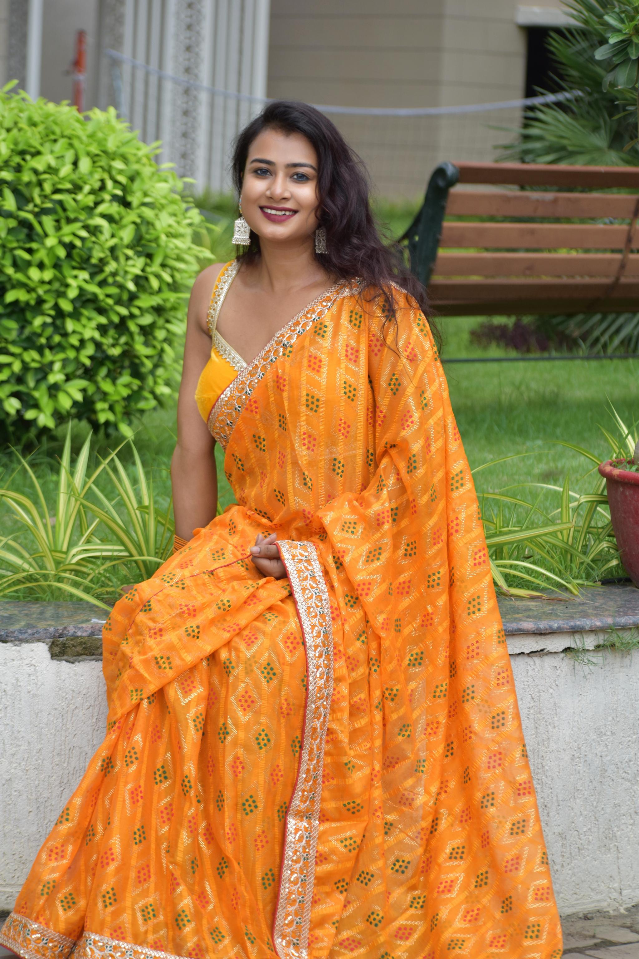 Bandhani Saree