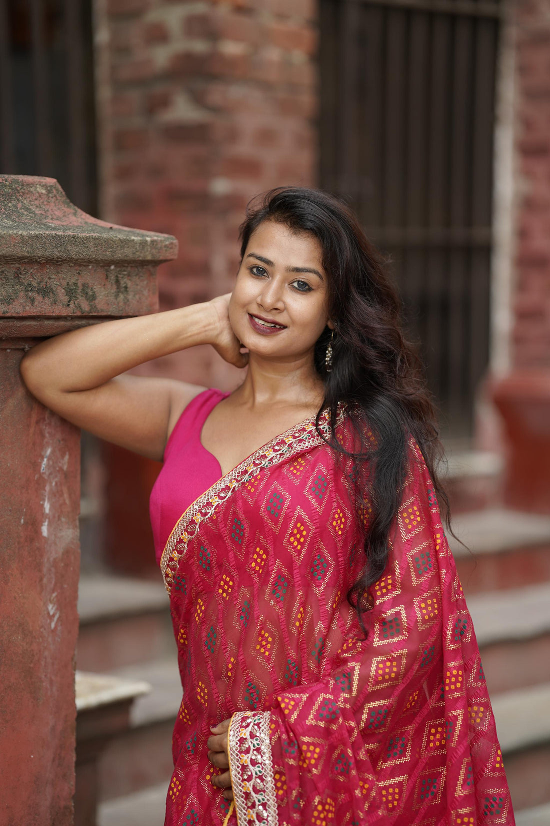 Bandhani Saree