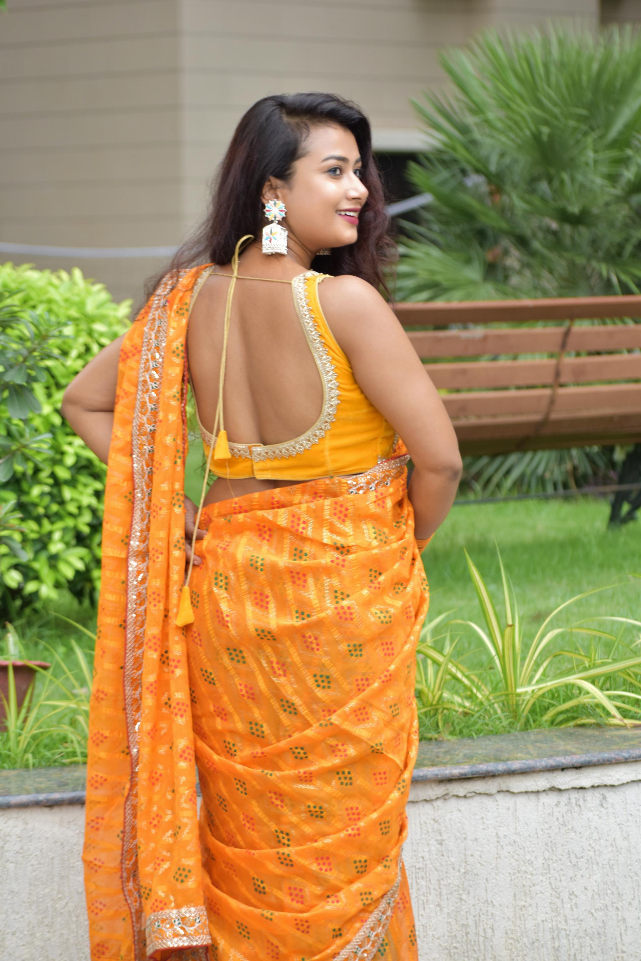 Bandhani Saree