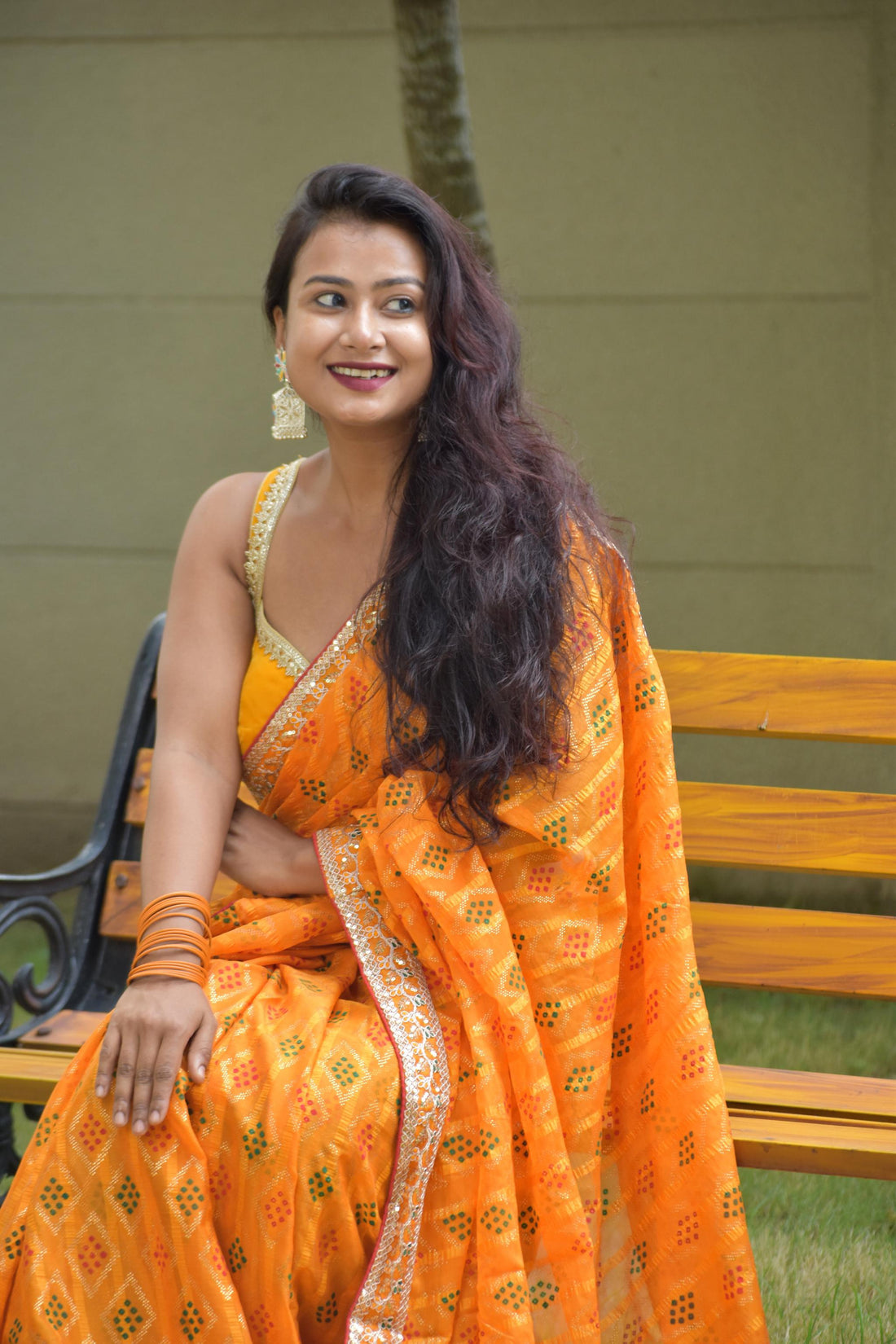 Bandhani Saree