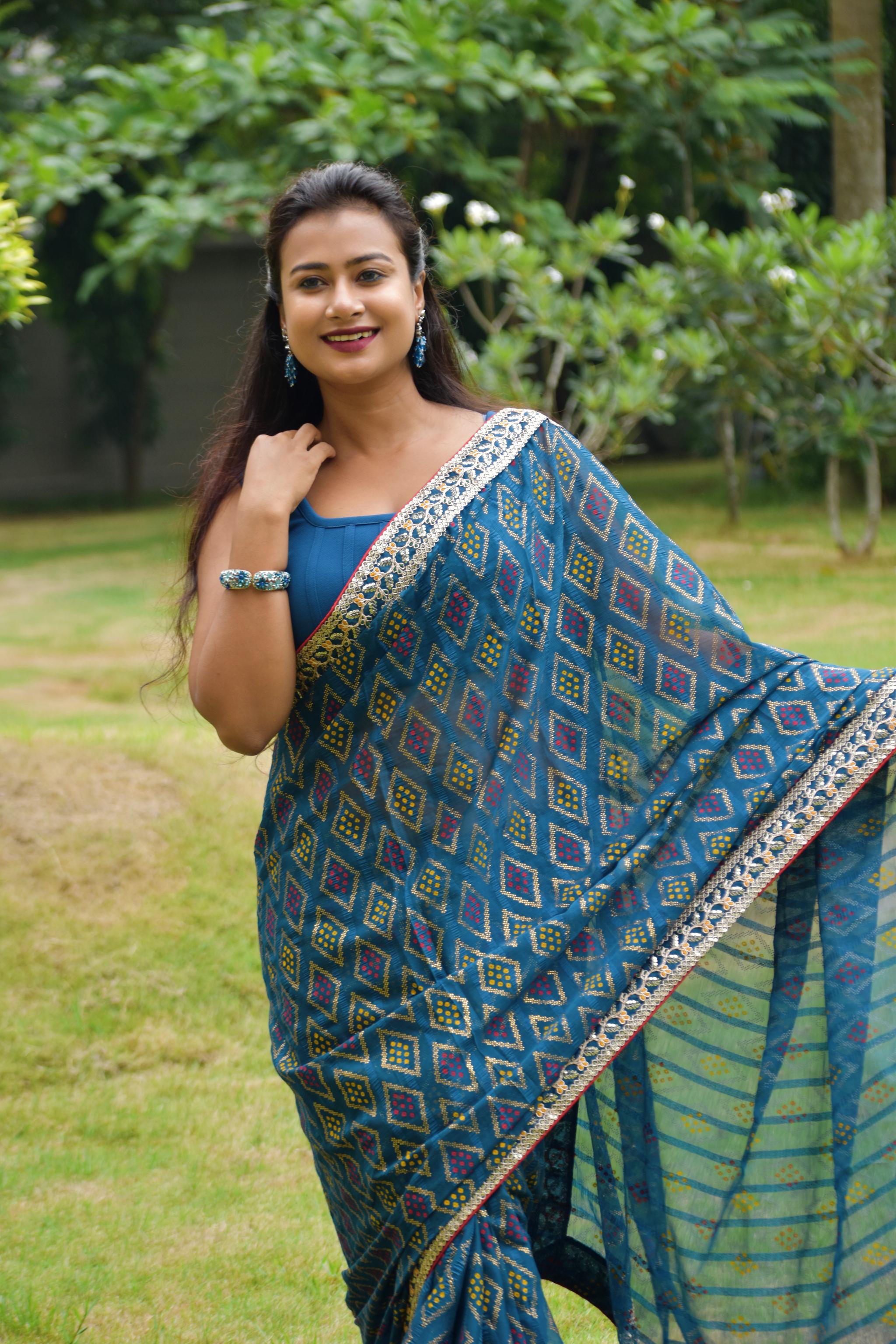 Bandhani Saree