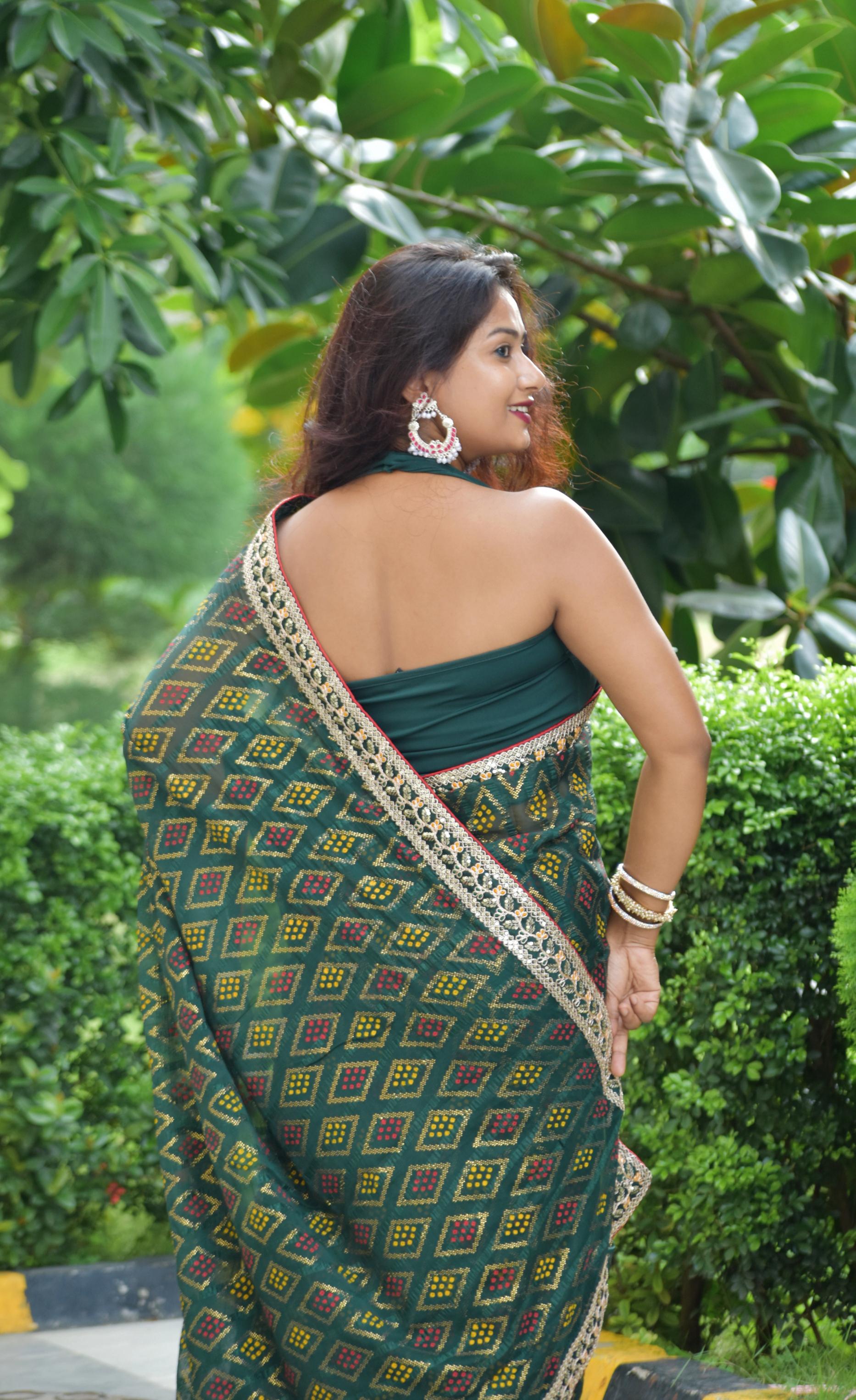 Bandhani Saree