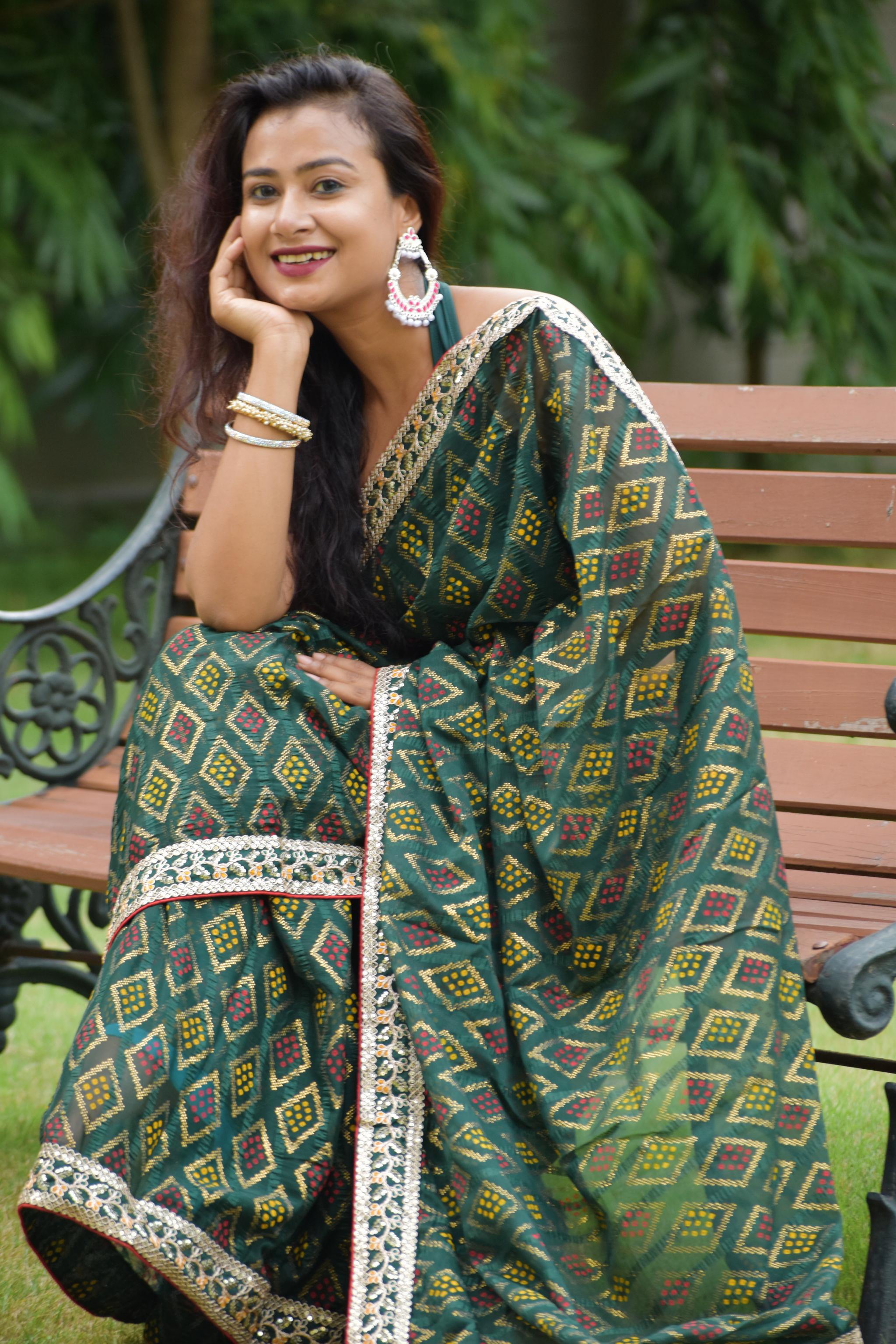 Bandhani Saree