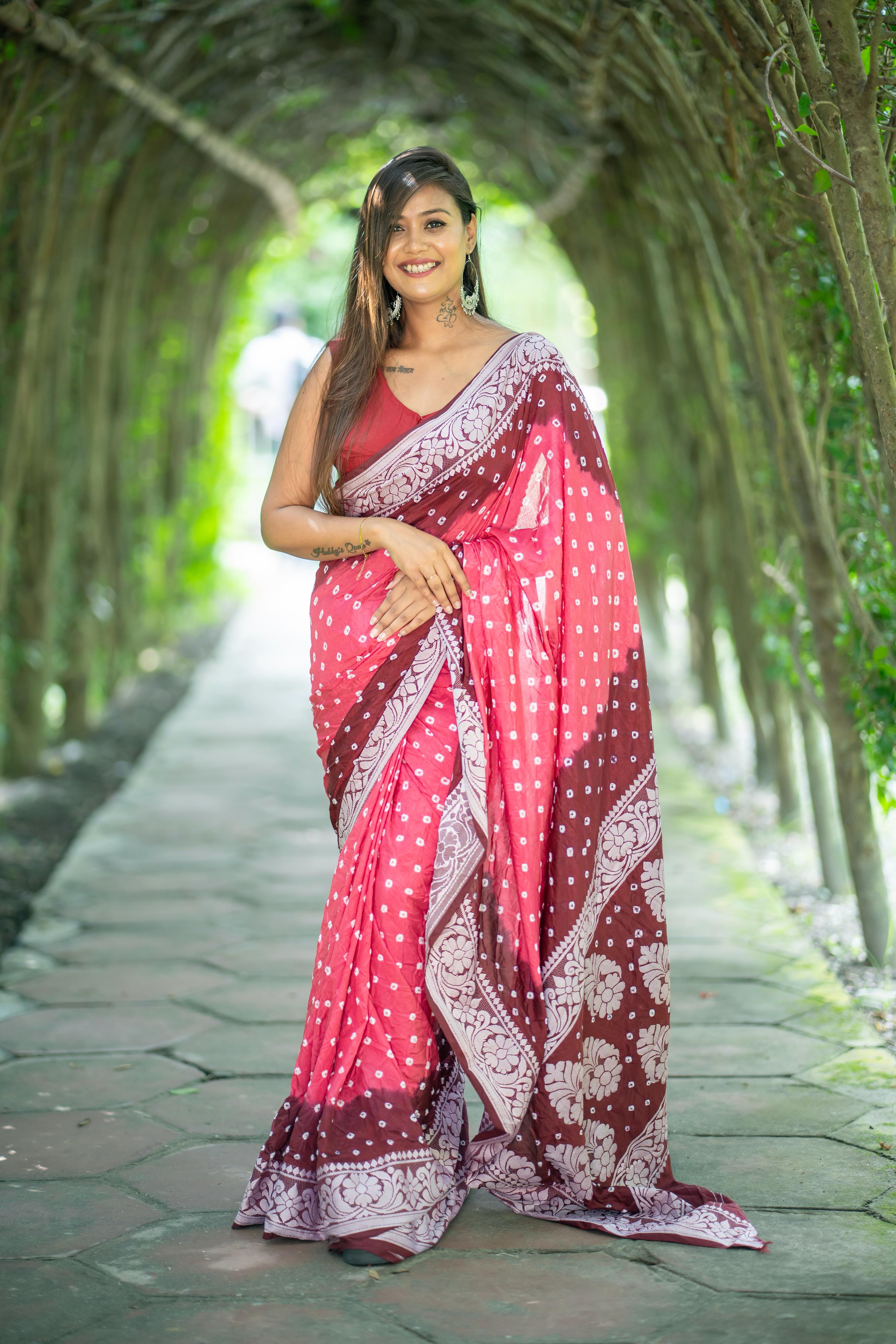 Bandhani Saree