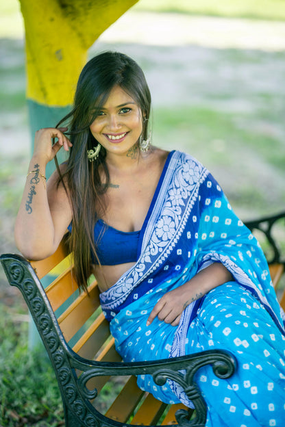 Bandhani Saree