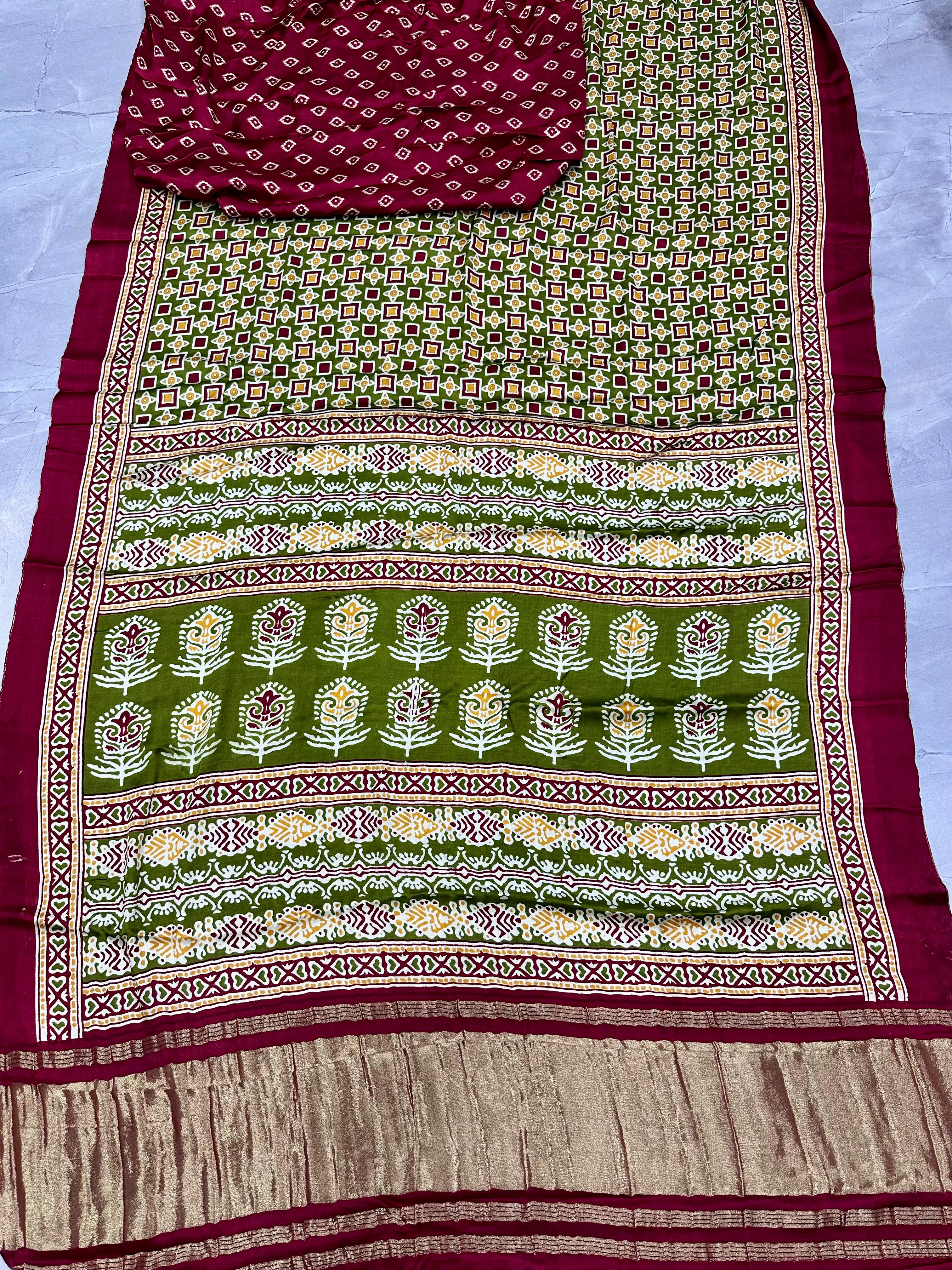 Gajji Silk Saree