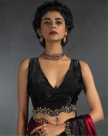 Sequins Saree