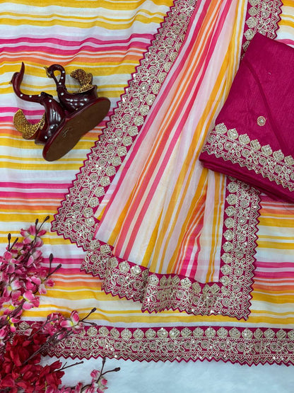 Sequins Saree