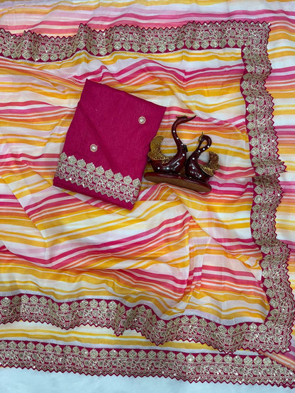 Sequins Saree