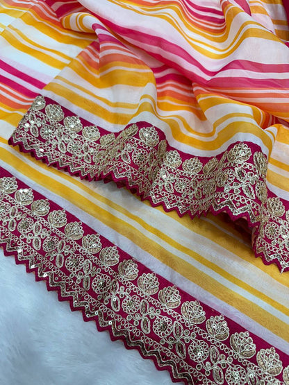 Sequins Saree