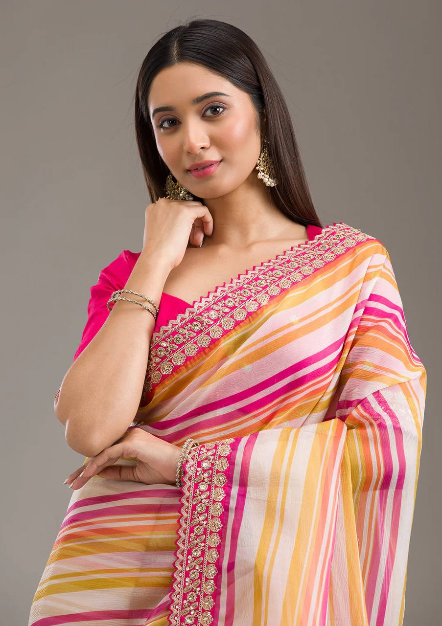 Sequins Saree