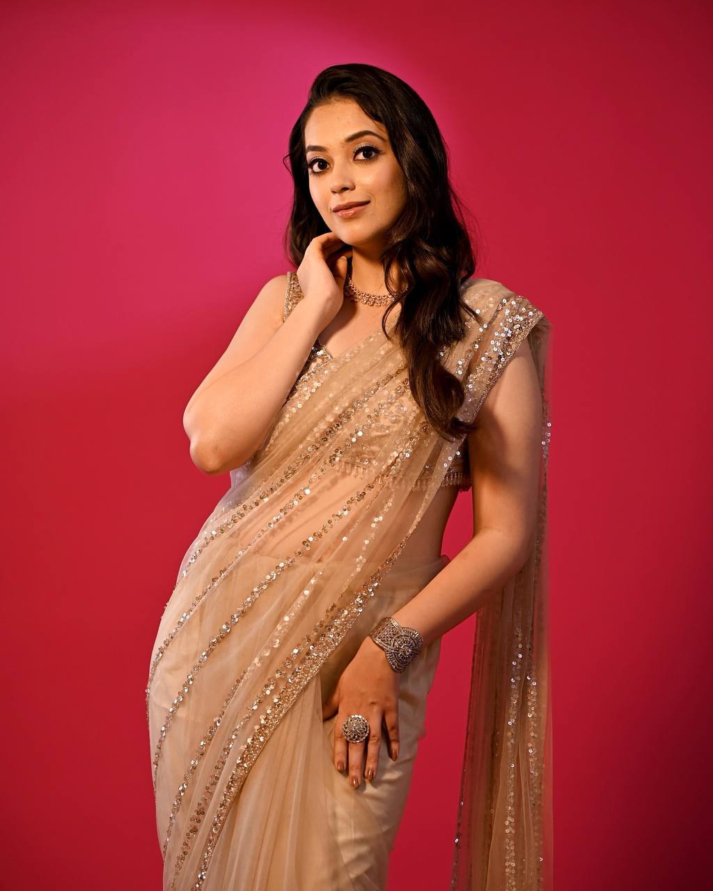 Net Saree