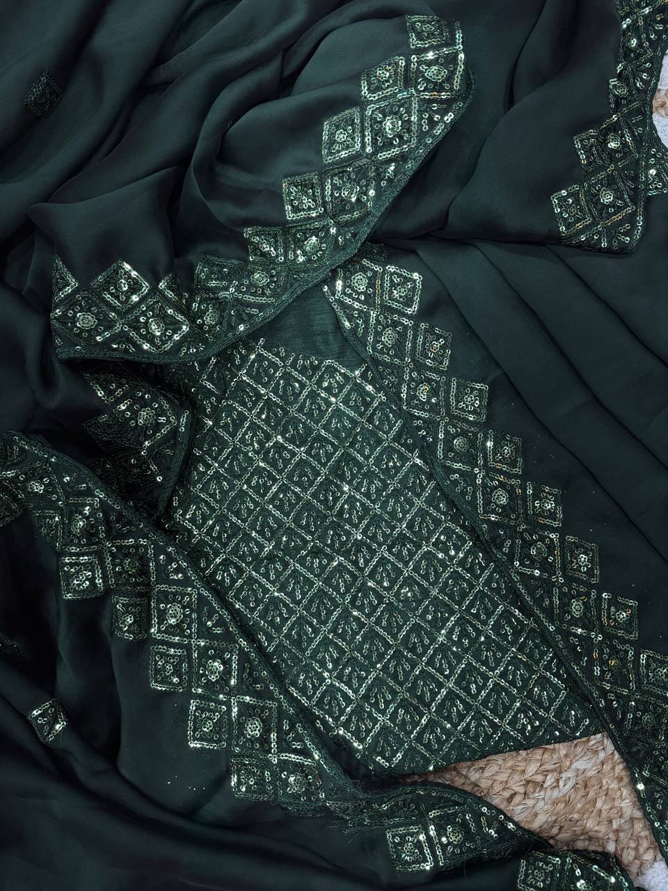 Sequins Saree