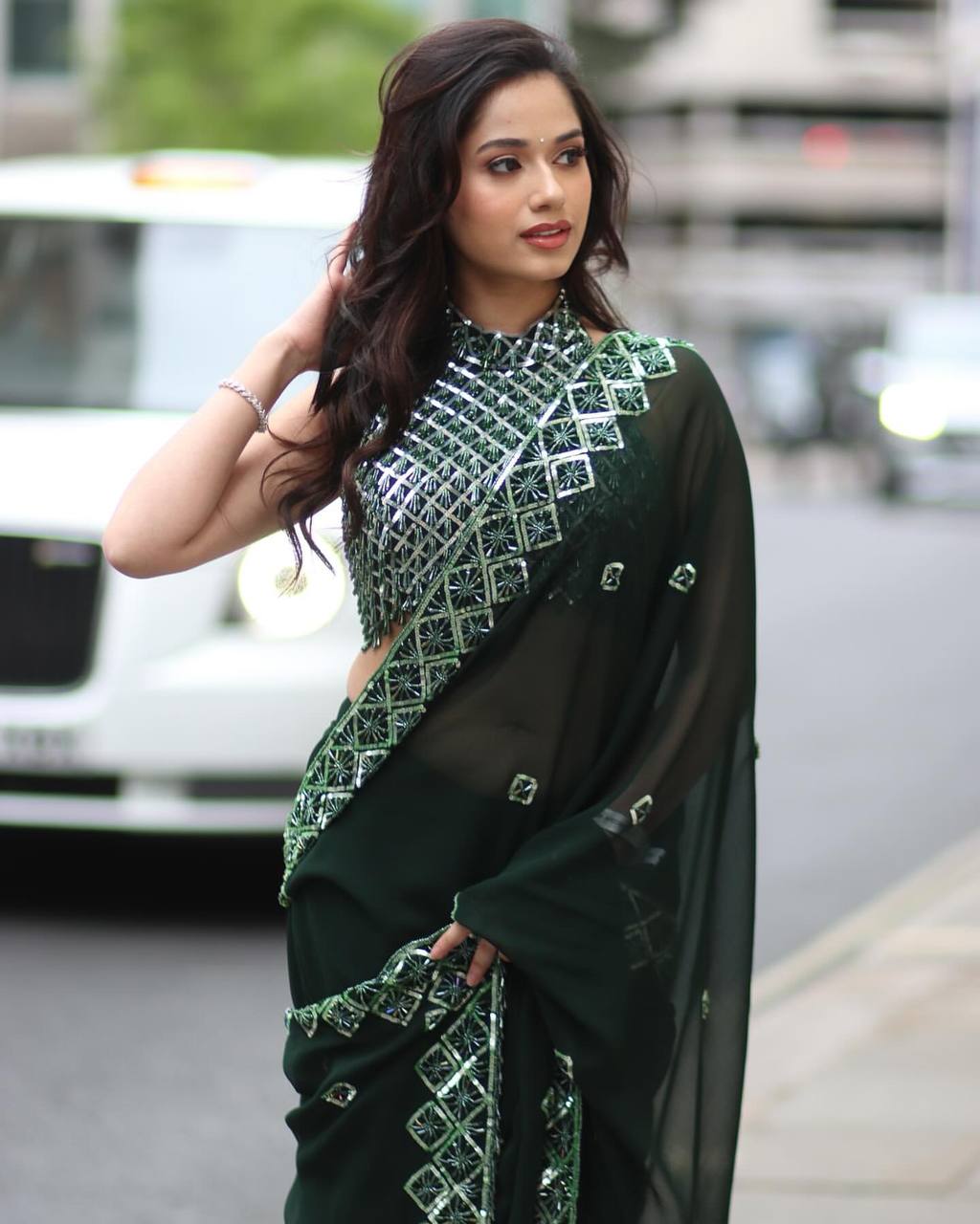 Sequins Saree
