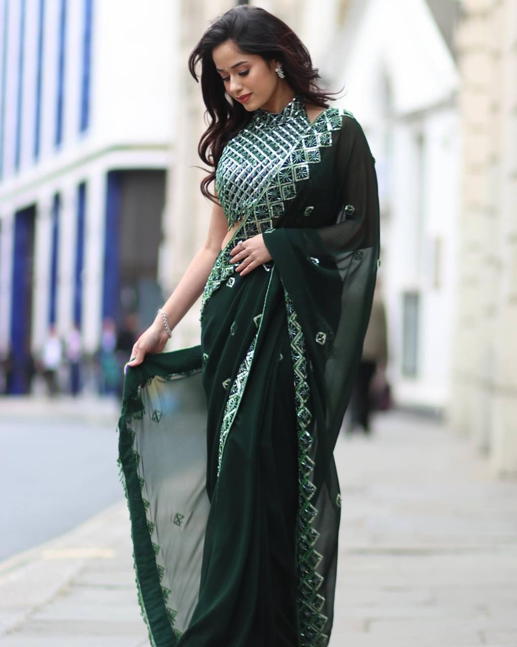 Sequins Saree