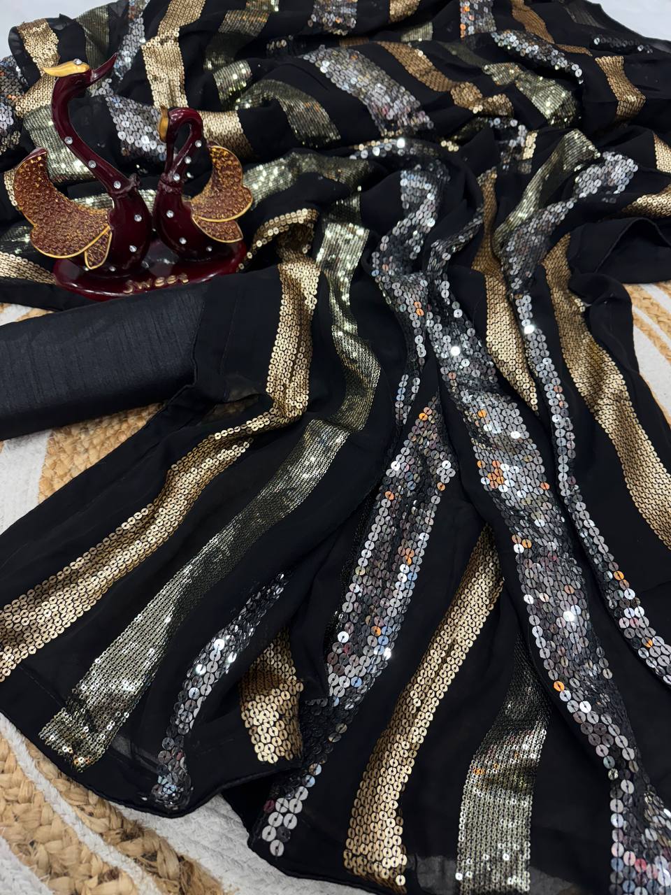Sequins Saree