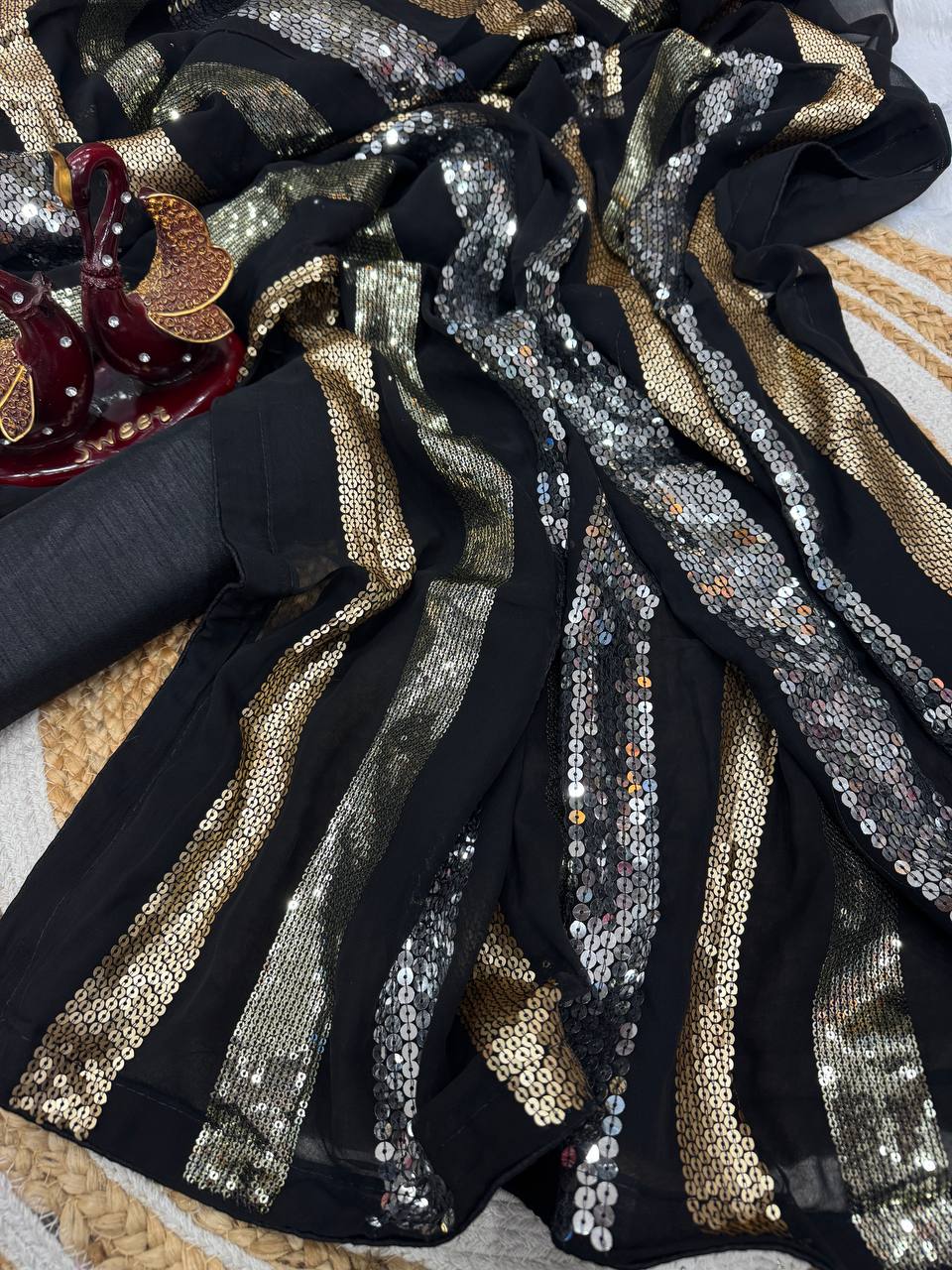 Sequins Saree