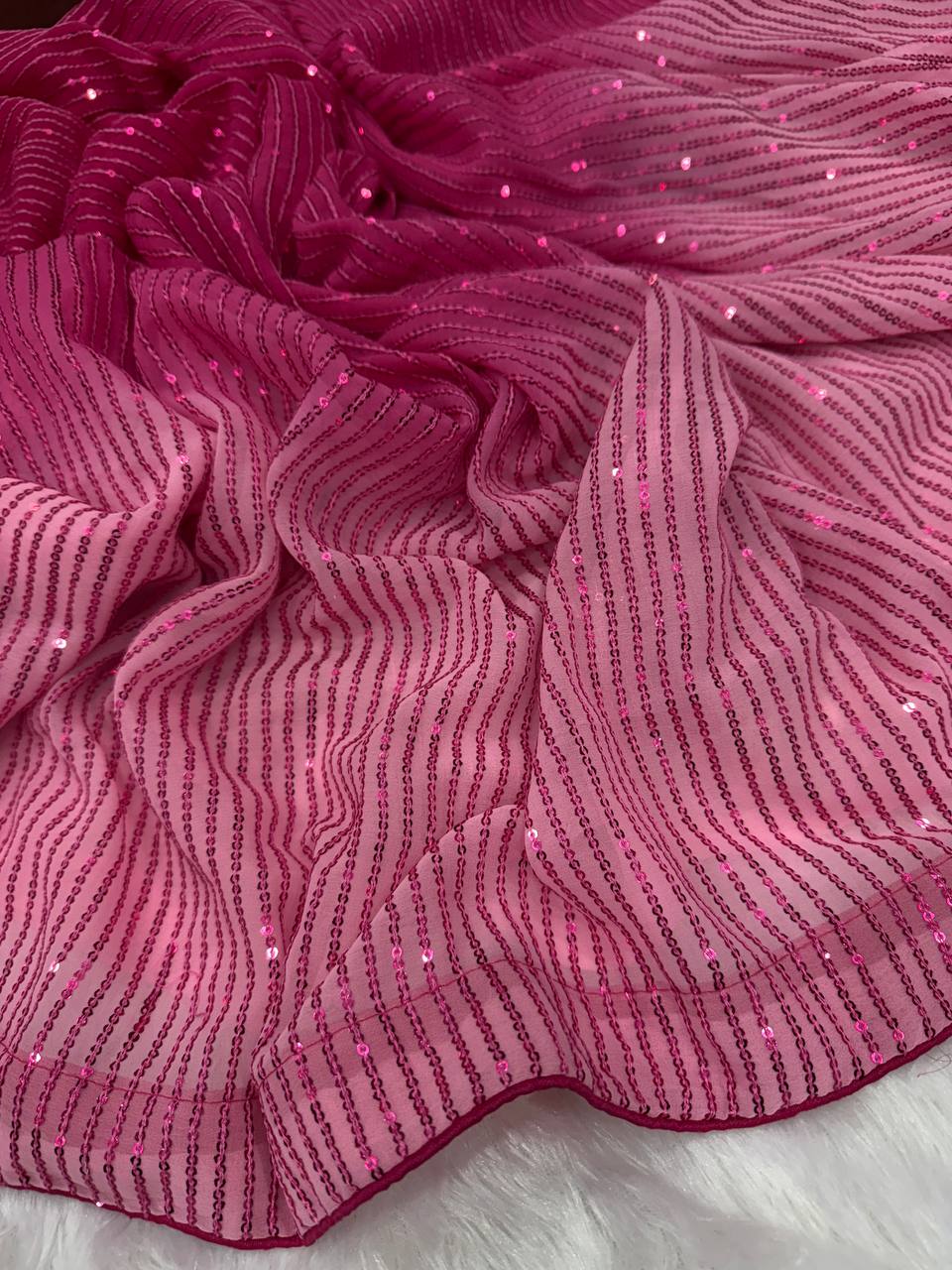 Sequins Saree