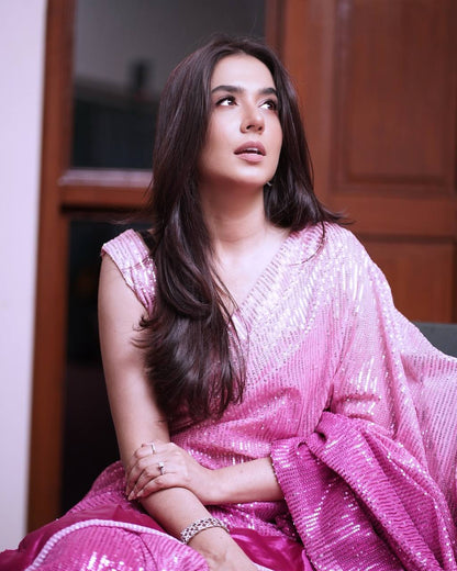 Sequins Saree
