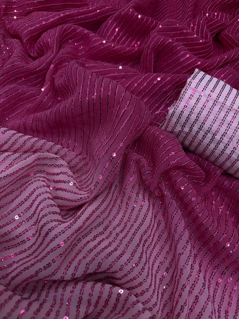 Sequins Saree