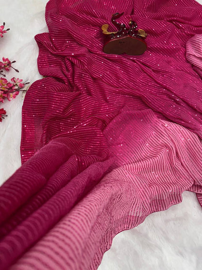 Sequins Saree
