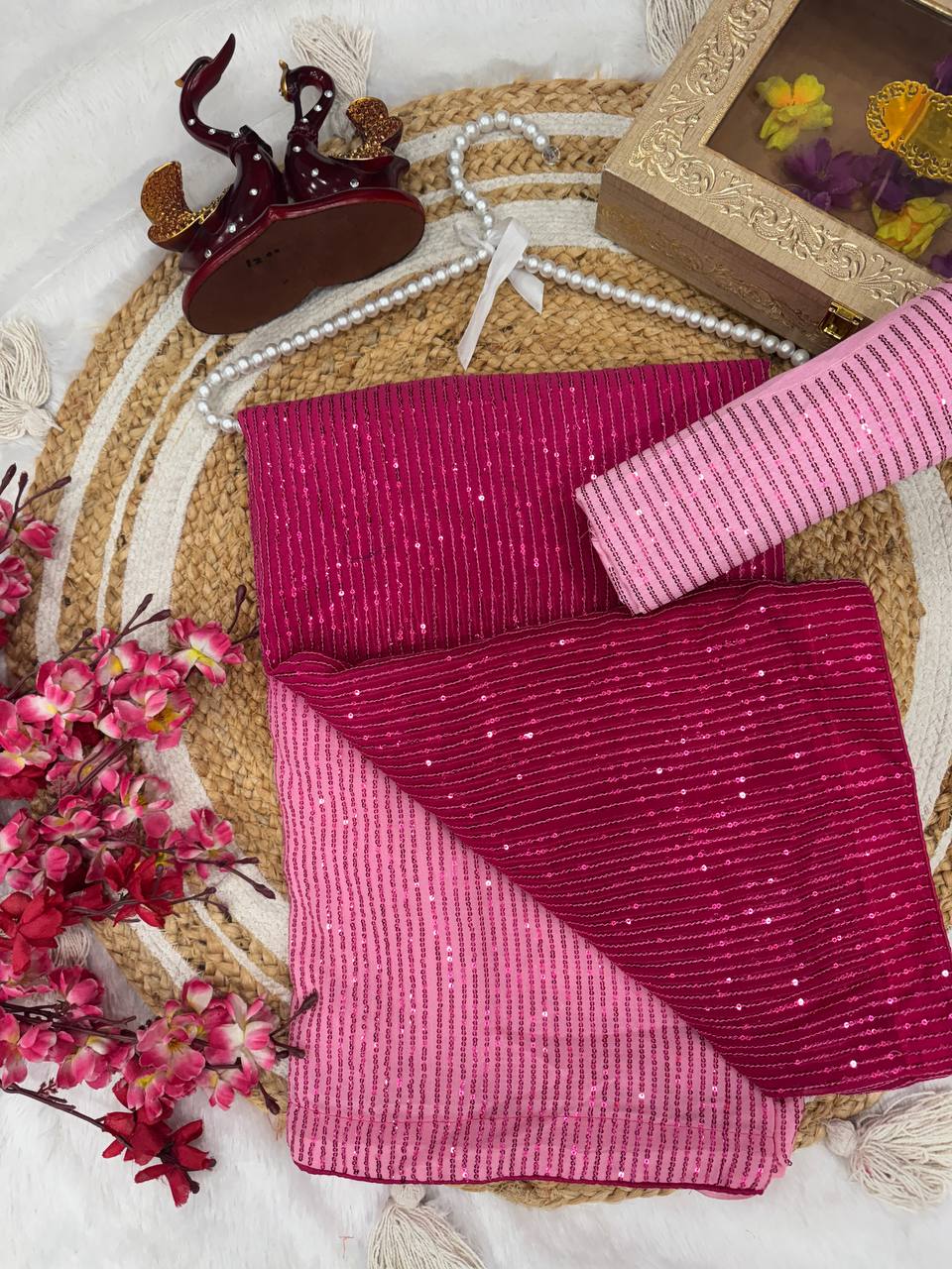 Sequins Saree