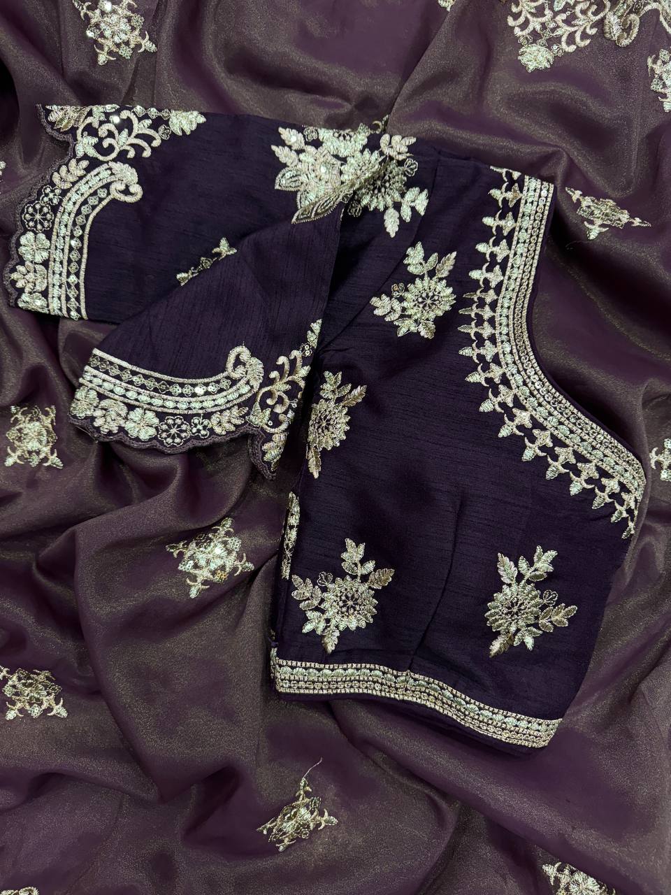 Sequins Saree