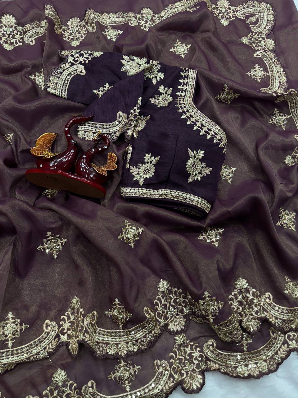 Sequins Saree