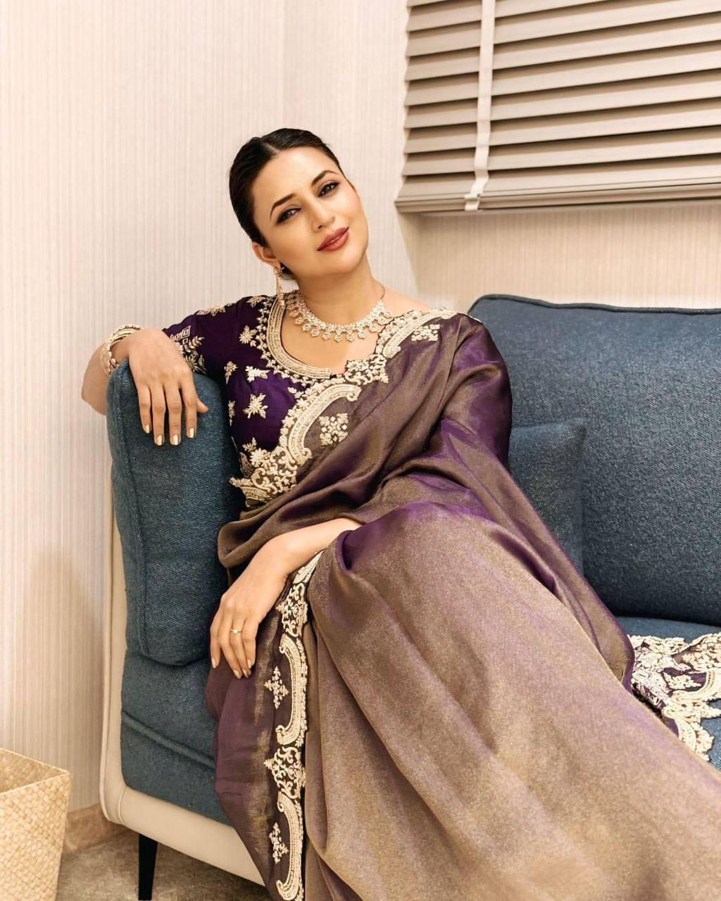 Sequins Saree