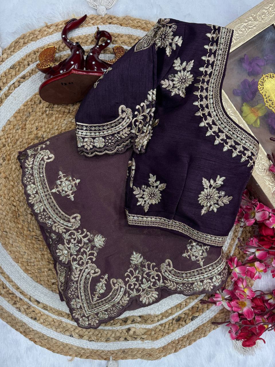 Sequins Saree