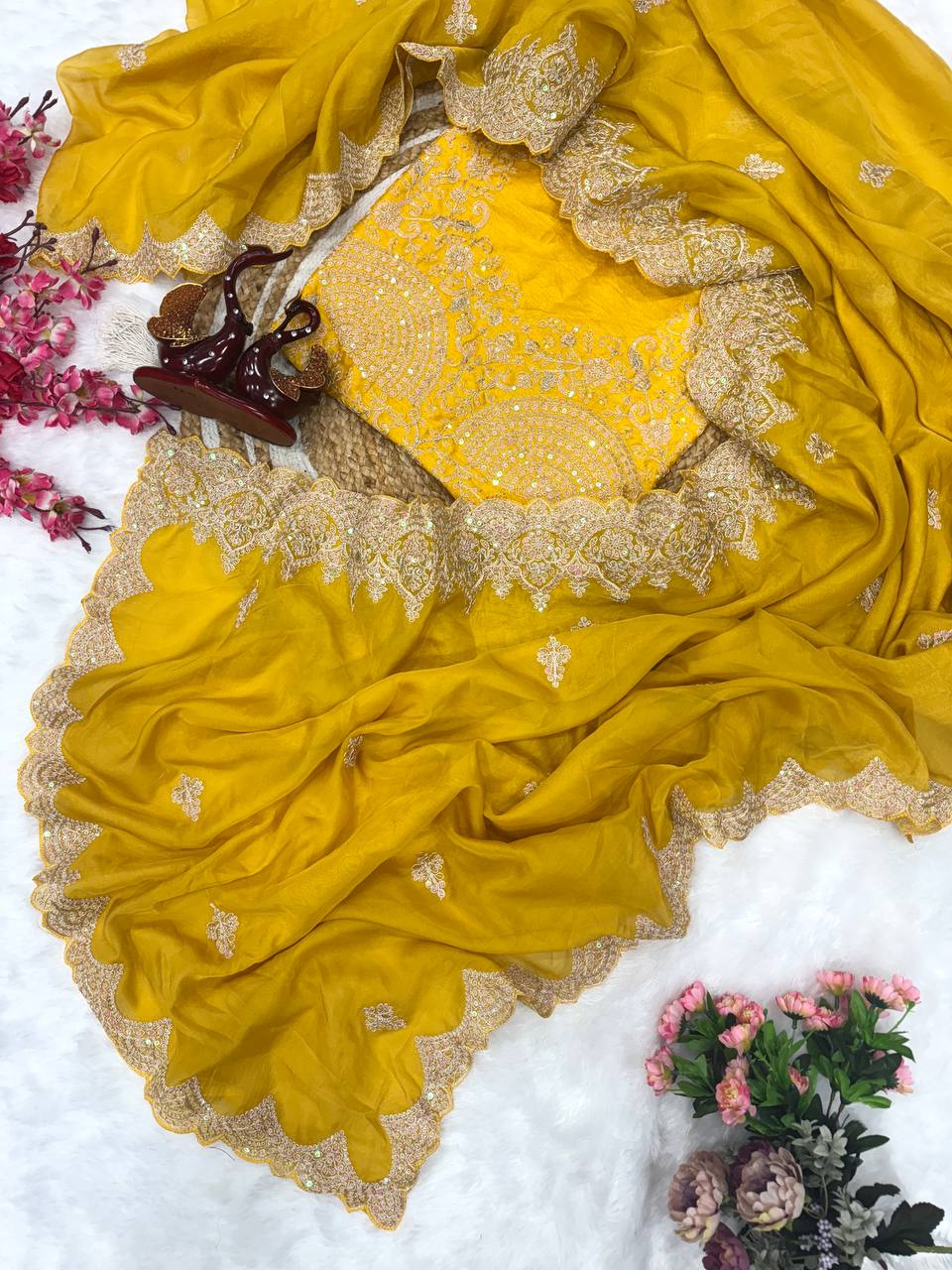 Sequins Saree