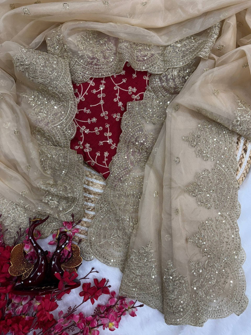 Sequins Saree