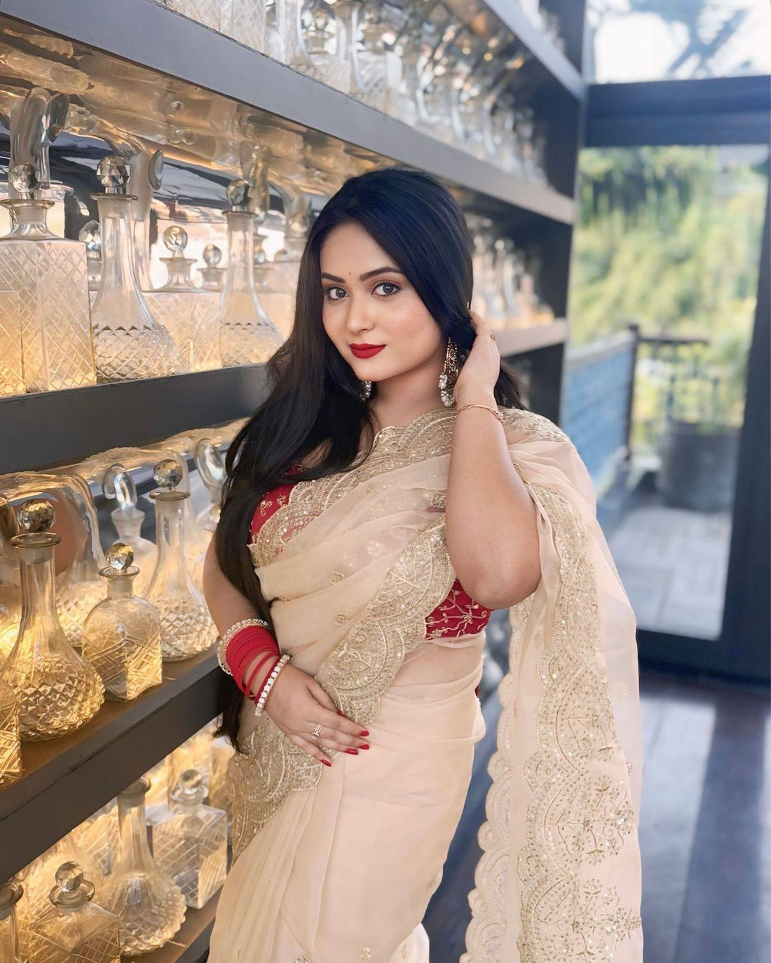 Sequins Saree