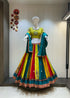 Navratri Lehenga with Multicolor Panels


