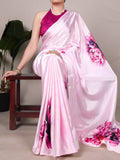Satin Saree