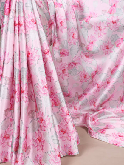 Satin Saree