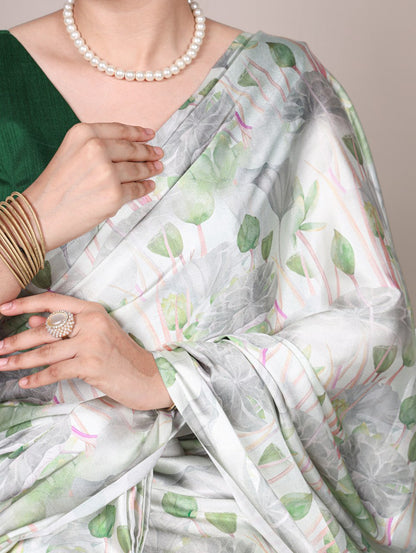 Satin Saree