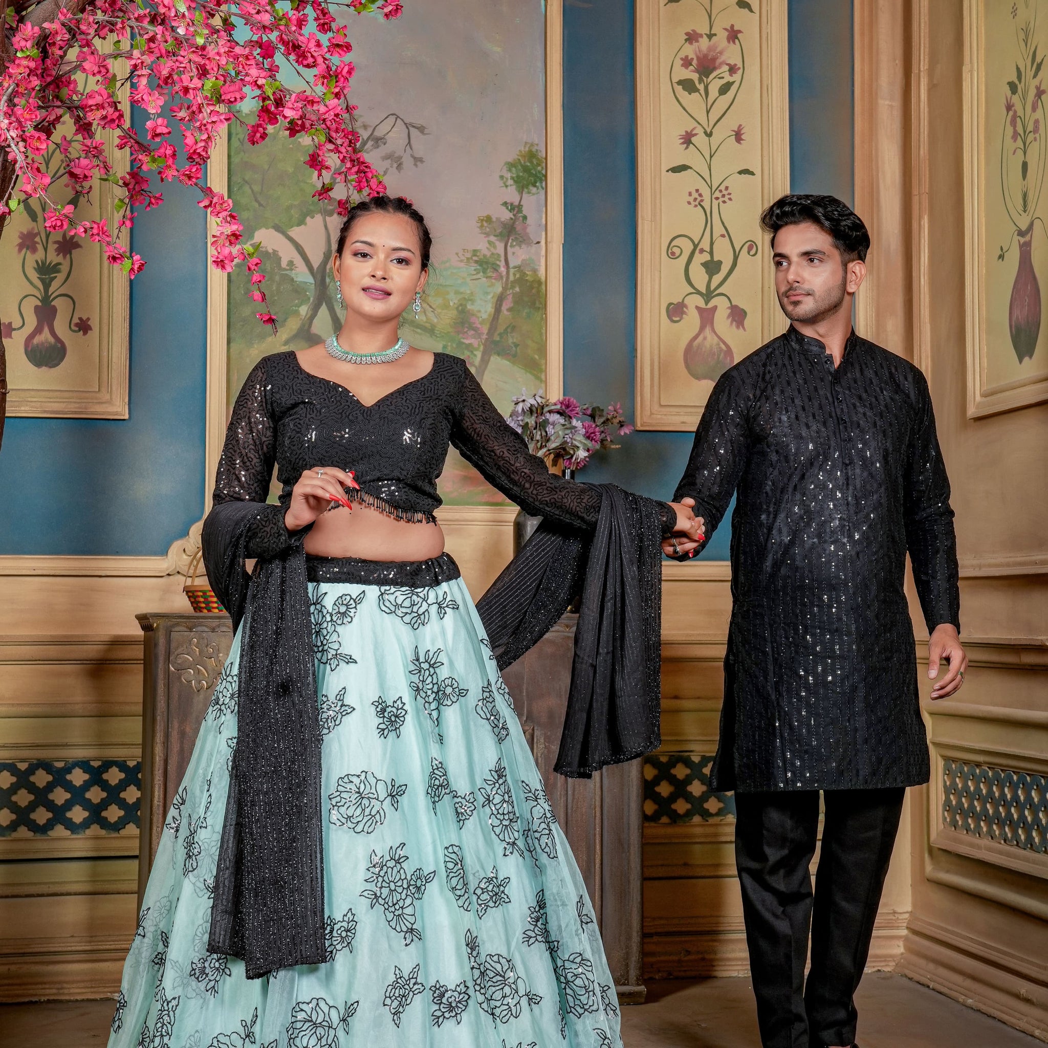 Couple Wear Lehenga Choli
