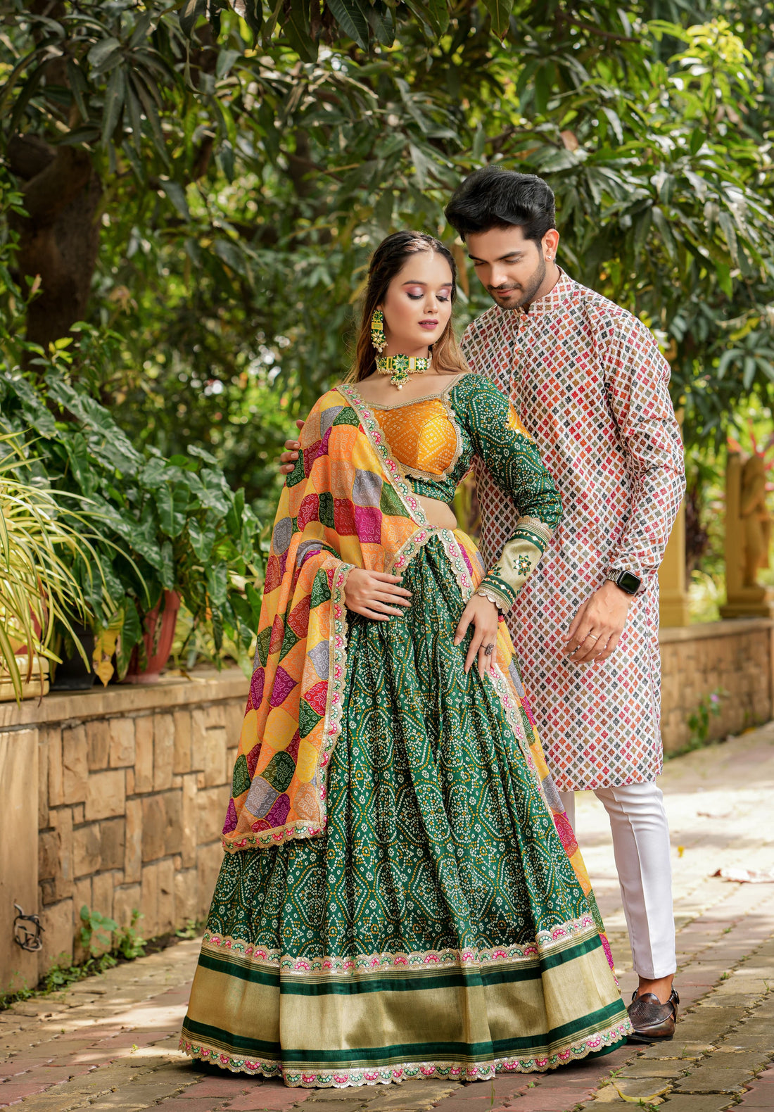 Couple Wear Lehenga Set