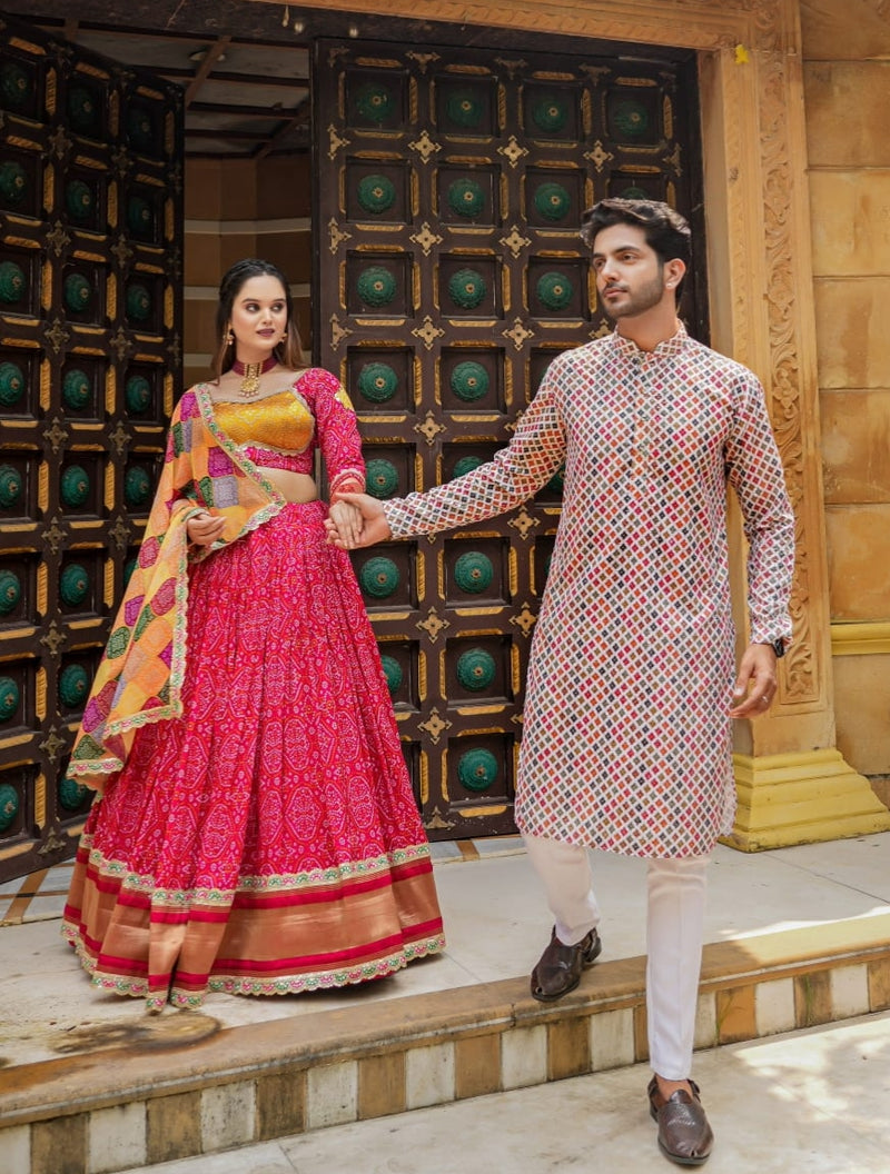 Couple Wear Lehenga Set