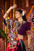 Mirror Work Traditional Lehenga Choli for Navratri Festival