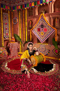 Traditional navratri outfit for women in multi color