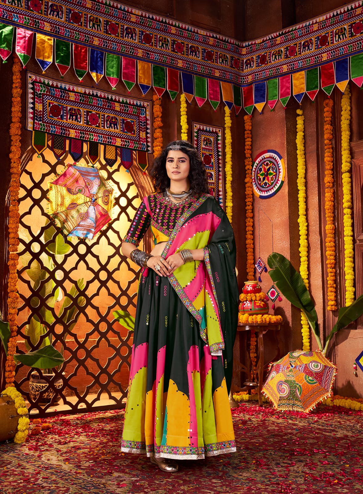 Black navratri chaniya choli for garba