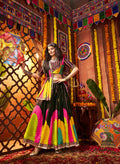 9 meter black chaniya for Garba

