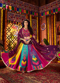 Mirror embroidered lehenga choli set

