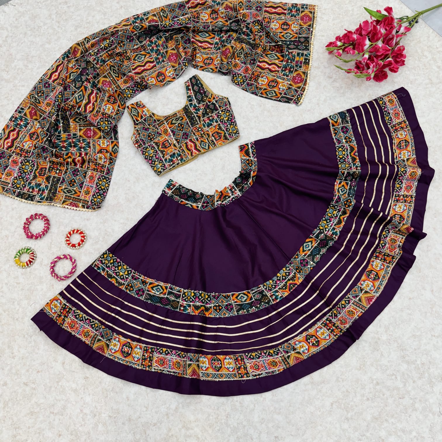 Kids Navratri Lehenga Choli