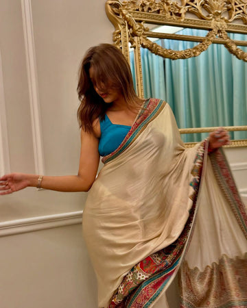 Satin Saree