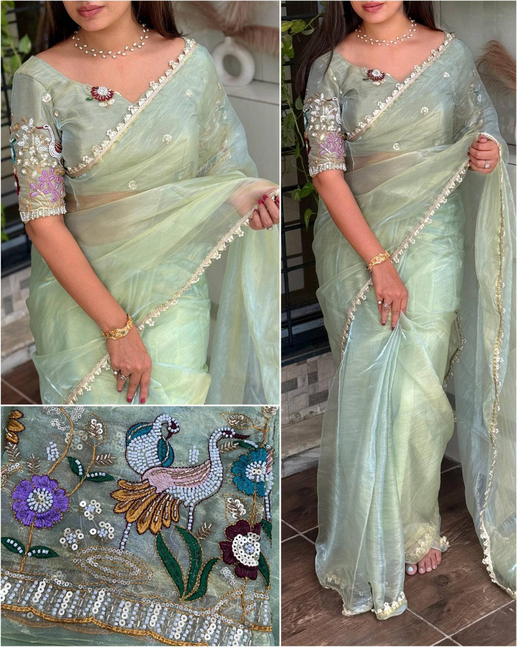 Organza Saree