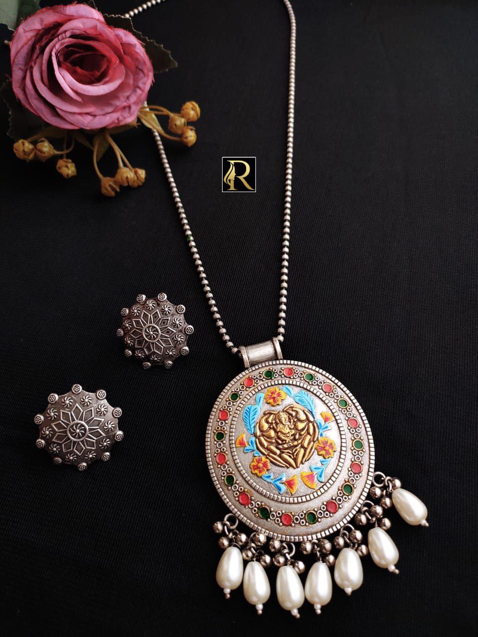 Oxidised Necklace