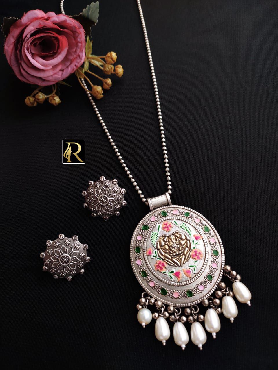 Oxidised Necklace